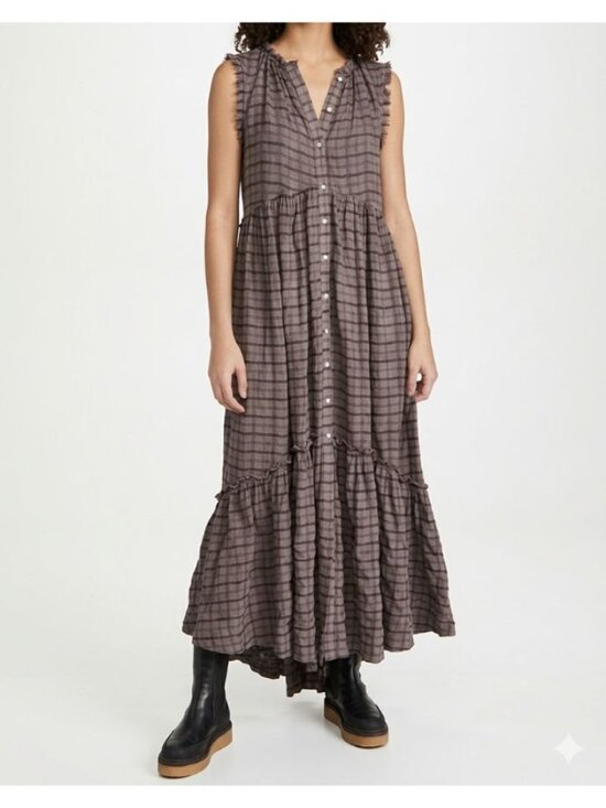 Free People Dresses & Skirts - Free People Edie Size Large Oversized Duster Lagenlook Cottagecore Maxi Dress